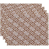 Simply Daisy 18" x 14" Leeward Key Geometric Print Placemat