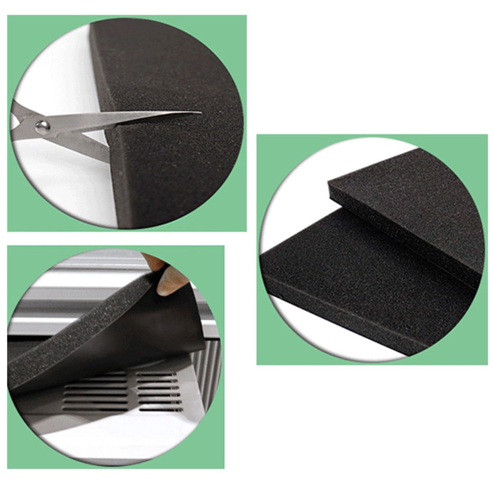 High Density Foam AC Drip Cover with Magnetic Back for Window Air Conditioners