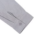 thumbnail image 3 of Mens Casual Long Sleeve Cotton Linen Shirts Button Down Solid Plain Roll-Up Sleeve Summer Beach Shirts 2025, 3 of 5