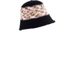 thumbnail image 5 of CoCopeaunts Autumn Knitting Bucket Hats for Womens Fashion Comfortable Panamas Foldable Splicing Color Roll-up Brim Knit Hat, 5 of 8
