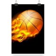 thumbnail image 7 of Poster Prints Wall Paper Art Decor Vintage Sports Basketball Fire Flames 24x36 inch Photo Picture Poster for Home Bedroom Living Room Kitchen, 7 of 7