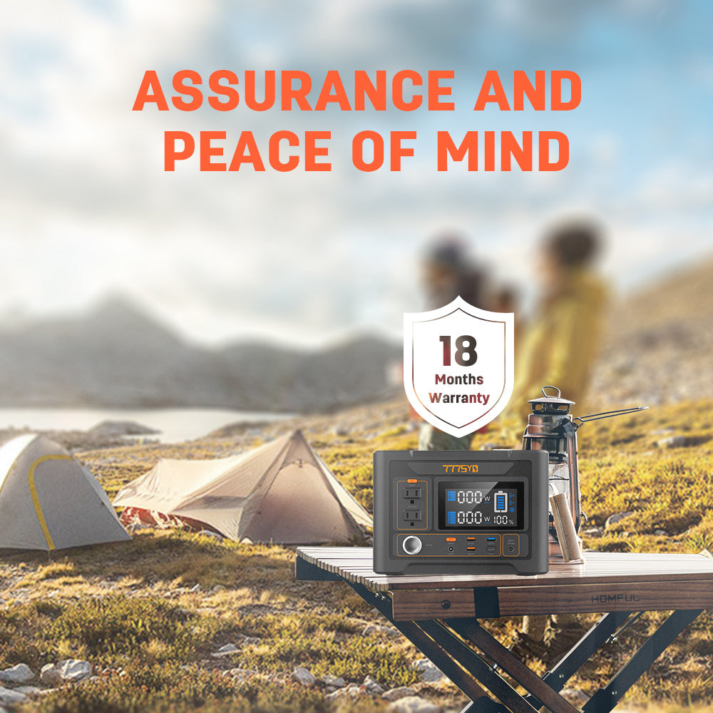 300W Portable Power Station, 38 Phone Recharges, 416Wh Large Capacity Battery Su