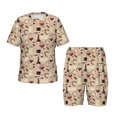 thumbnail image 1 of Balery Wine Glasses Conjunto de Pijama Infantil de Manga Corta con Estampado – Ropa de Dormir de Algodón Suave-4X-Large, 1 of 3