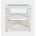 thumbnail image 3 of Jofran Urban Icon Contemporary Glass Inlay End Table with Storage, 3 of 5