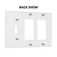 thumbnail image 2 of Surfing Sky Switch Cover Decorative Wall Plate 3-Gang 2-Decor 1-Toggle Standard Size, 2 of 5