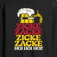 thumbnail image 3 of Instant Message - Zicke Zacke Hoi Hoi Oktoberfest - Men's Long Sleeve T-Shirt, 3 of 6