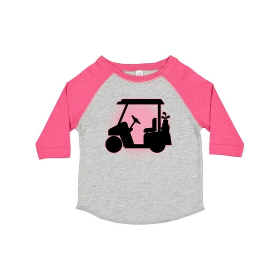 Inktastic Golfing Girls Golf Cart Girls Toddler T-Shirt