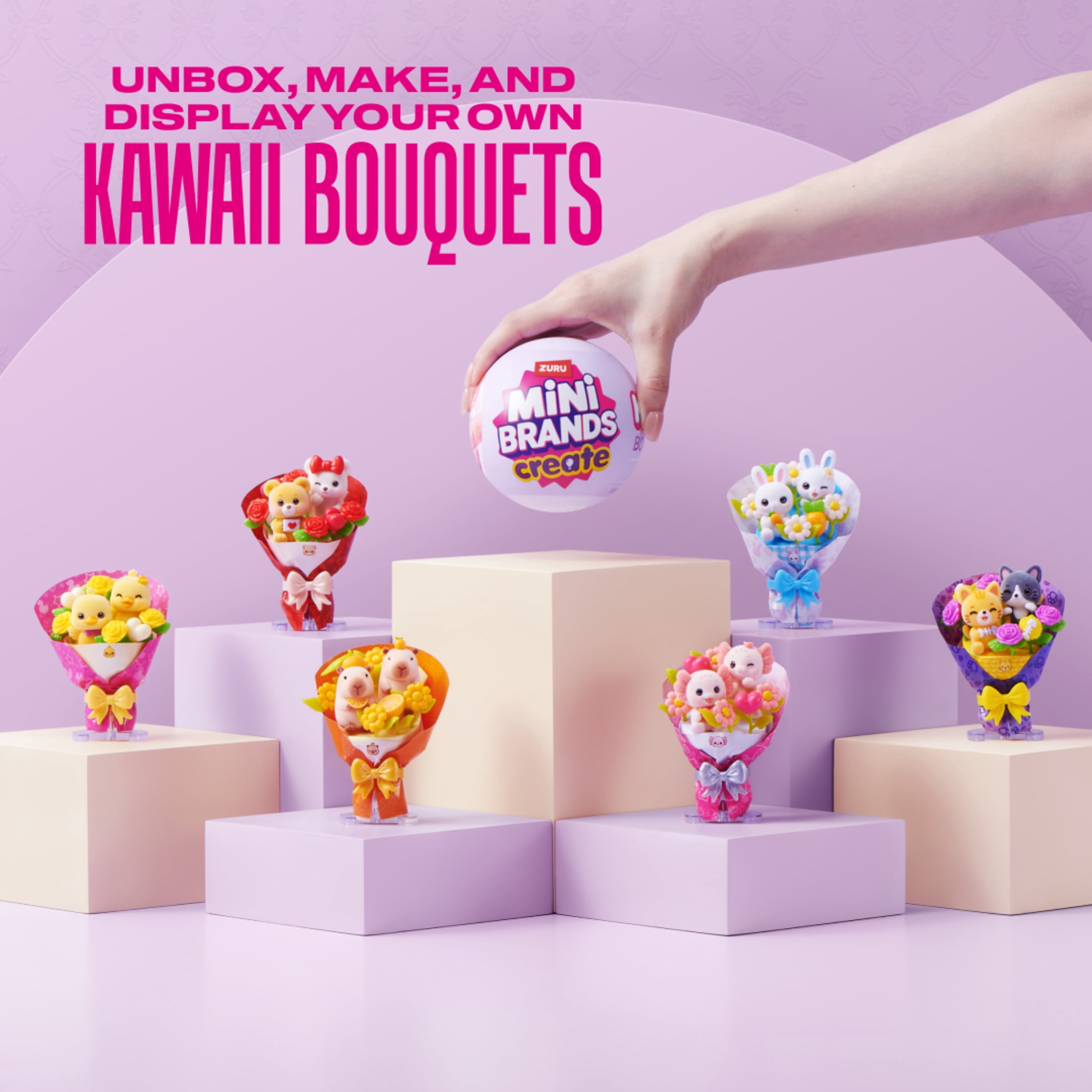 Mini Brands Kawaii Bouquets ミニブランズかわいい③ Mini Brands Mini Kawaii Bouquet Capsule Series 1 by ZURU