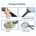 thumbnail image 3 of Kid's Tennis Racquet Set Plastic Tennis Racket with Balls for Outdoor Training, 3 of 9