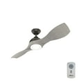thumbnail image 4 of Hunter - Milstream Indoor/Outdoor Ceiling Fan With Light, Remote, 56-inch, Noble Bronze, Casual-style, 6-speed DC Motor, 50734, for porches, patios, sunrooms, bathrooms, 4 of 11