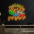 thumbnail image 3 of Glowneon Tequila Lime And Sunshine Neon Sign, Tequila Bar Led Sign, 3 of 5