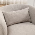 thumbnail image 4 of Bed Bath & Beyond Fabric Upholstered Swivel Armchair, Taupe, 4 of 5