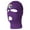 Purple, variant on Eyeball 3-Hole Ski Mask - Red