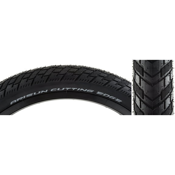 Arisun Cutting Edge 20 x 2.1 Clincher Wire TPI 85 Blk/Black Reflective BMX Bike