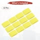 thumbnail image 4 of Uxcell 12PCS Bandas de sudor deportivas, muñequeras de algodón absorbentes para entrenamiento/baloncesto/correr [Amarillo, 5cm de ancho], 4 of 7