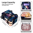 thumbnail image 3 of Shark Double Layered Insulated Refrigerated Large Capacity Lunch Bag with Two Compartments - Carry by Hand - 7.1x11.4x16.1 Inches, 3 of 6