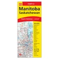 thumbnail image 1 of Manitoba Saskatchewan Folded Map, 1 of 1