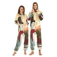thumbnail image 3 of IAUYY Unisex Adult Onesie Pajamas Ultra-Soft Crystal-Soft Fabric, Halloween Adult Onesie Pajamas Adults,With a Zipper Plus Size Onesie Pajamas, Filled with Pinecones, 3 of 7