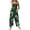 Green -AA38, variant on Christmas Outfit Women Romper Wide Leg Funny Christmas Snowman Graphic Plus Size Sleeveless Casual Jumpsuit with Pockets Multicolor L