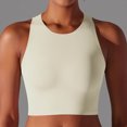 thumbnail image 2 of Aloohaidyvio Cropped Tank Tops for Women No Boundaries High Neck Racerback Tanks Sleeveless Casual Workout Crop Top, 2 of 6