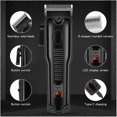 thumbnail image 5 of Cortapelos eléctrico para hombre, recortador de pelo inalámbrico con carga rápida USB, ligero y fácil de transportar., 5 of 5