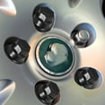 thumbnail image 4 of RENACLIPY 8Pcs Wheel Nut Caps Black Metal Protector For Car And Semi Trucks, 4 of 8