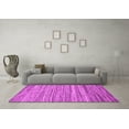 thumbnail image 3 of Ahgly Company Indoor Square Abstract Pink Contemporary Area Rugs, 3' Square, 3 of 4