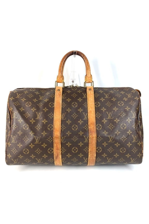 Pre-Owned LOUIS VUITTON M41428 Monogram Keepall 45 Bag, Travel Handbag, Boston Canvas, Men's,...