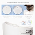 thumbnail image 4 of Fuente de agua para beber Cat Water Fountain Catit PIXI de acero inoxidable, 4 of 7