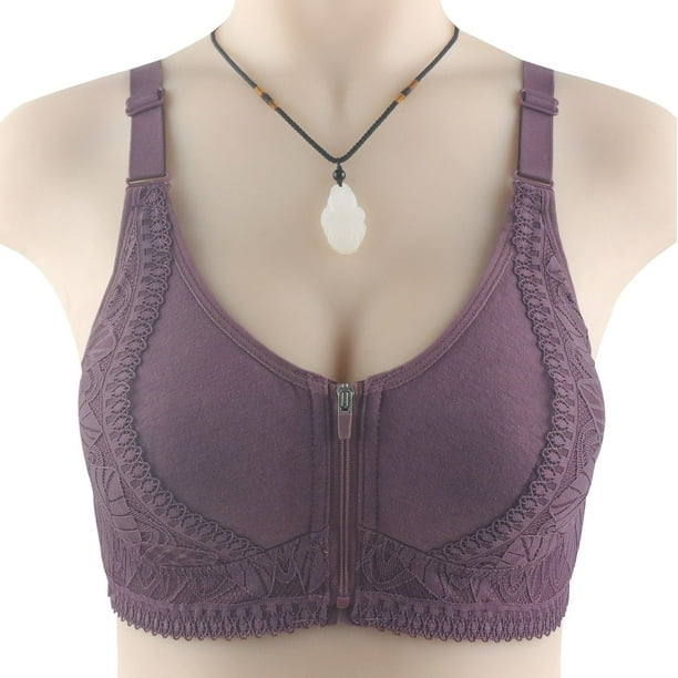 Aayomet Bras for Large Breasts Color Vest Style Wireless Front