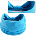 thumbnail image 3 of Diadema ancha para mujer, hiyab negro a la moda, diadema gruesa bohemia, hiyab deportivo africano grande para Yoga, diadema, accesorios para el cabello Adepaton CPB-DE-LYY692-4, 3 of 5