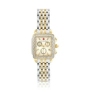 The Kent Gold/Silver w/Pave´ Bezel Watch Women's Luxury Watch-The Watch Edit