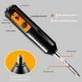 thumbnail image 3 of Destornillador Eléctrico, Kit de Herramientas de Reparación Automática para el Hogar con Luz LED, Destornillador Magnético Inalámbrico Recargable por USB A, 3 of 5