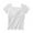 White, variant on Uaswgudfs Womens Rib-Knit Short Sleeve Crop Top Square Neckline Slim Crop Home sports breathable clothing Cute Tee Top