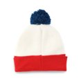 thumbnail image 3 of Stranger Things Pom Beanie, Red White Blue, 3 of 4