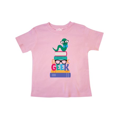 

Inktastic Book Geek Bookworm Reading Gift Toddler Boy or Toddler Girl T-Shirt