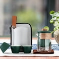 thumbnail image 1 of Juego de Té Kung Fu Tetera Mini Cerámica con 3 Tazas Resistente al Calor Portátil con Tapa Perfecl Tetera Portátil, 1 of 8