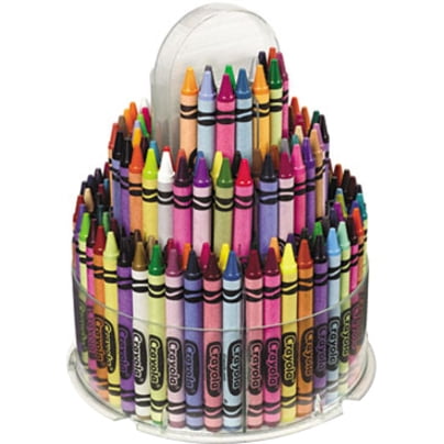 Crayola Telescoping 150 Count Crayon Tower With Built-In Sharpener