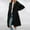 Black, variant on Women's Wool Coat Blouse Thin Coat Trench Long Jacket Ladies Slim Long Belt Elegant Overcoat Outwear Girls Western Wear Jackets Women Casual plus Size Womens Vests Outerwear Womens Shirt Jacket Satin