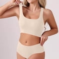 thumbnail image 3 of Bixock Wireless Bra for Women No Underwire Plus Size Tank Bra Front Closure Fixed Cups Lift Support Breathable Abjustable Everyday Casual Women Under Wear, 3 of 7
