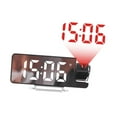 thumbnail image 2 of Reloj despertador digital mayimx proyector con pantalla LED Blanco, 2 of 9