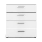 Tvilum Loft 4 Drawer Chest Dresser for Adults, White