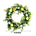 thumbnail image 2 of Clearance Eggs Wreath Easter Easter Decorative Ester Eggs Wreath Artificial Flowers Stylish Wreath For Indoor And Outdoor Spring Celebrations, 2 of 6