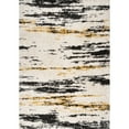 thumbnail image 4 of JONATHAN Y LONDON SHAG 5 x 8 Area Rug, Nova Bold Strie - Beige/Black/Yellow, SHG102A-5, 4 of 9