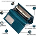 thumbnail image 3 of LAICAIW Women's Wallet Genuine Leather RFID Blocking Large Capacity Trifold Ladies Wallet, 3 of 7