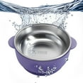 thumbnail image 6 of 2 In 1 Anti Scald Baby Bowl With Suction Base 304 Stainless Steel Feeding Bowl With Removable Silicone Sleeve Heat Resistant Porridge Bowl Leak Proof Design For Toddlers And Infants Meal Time, 6 of 9