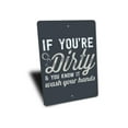 thumbnail image 3 of Wash Your Hands Novelty Decor, Metal Wall Sign - 10x14 Inches, 3 of 4
