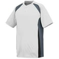 thumbnail image 1 of Youth Base Hit Jersey Xs White/Graphite/Black, 1 of 2