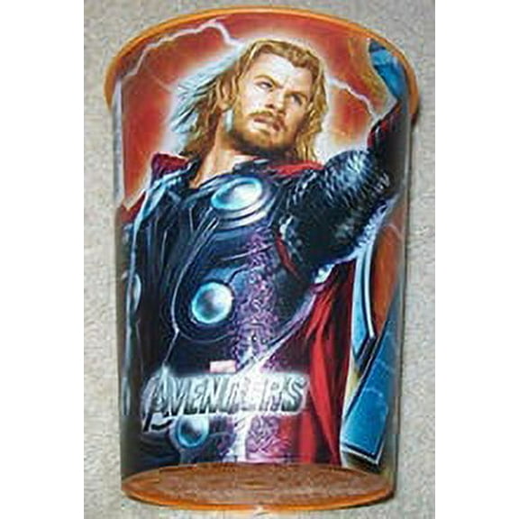 Avengers Thor Orange Plastic 16 oz Reusable Keepsake Favor Souvenir Cup (1 Cup)