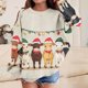 thumbnail image 1 of Blusas y camisas de manga larga con cuello redondo para niños Estampados navideños de manga larga Casual Suelto Forro polar para mayor calidez Sudadera con capucha de manga larga con cuello redondo pa, 1 of 5